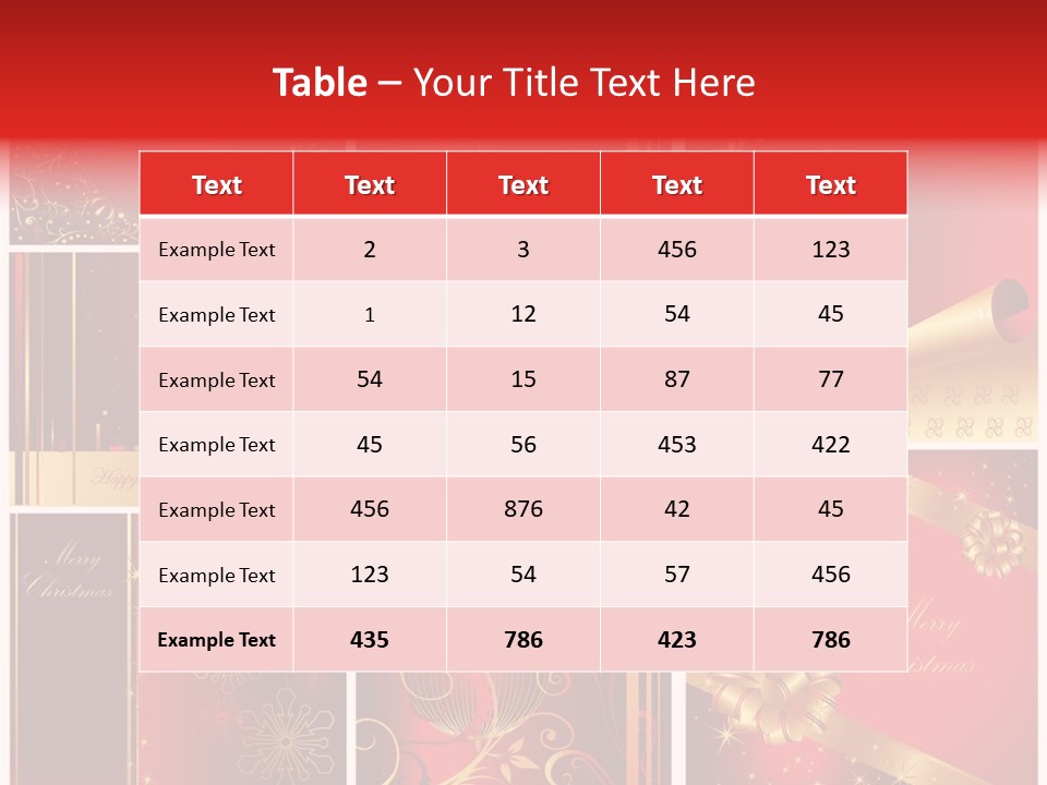 Vector Snow Abstract PowerPoint Template