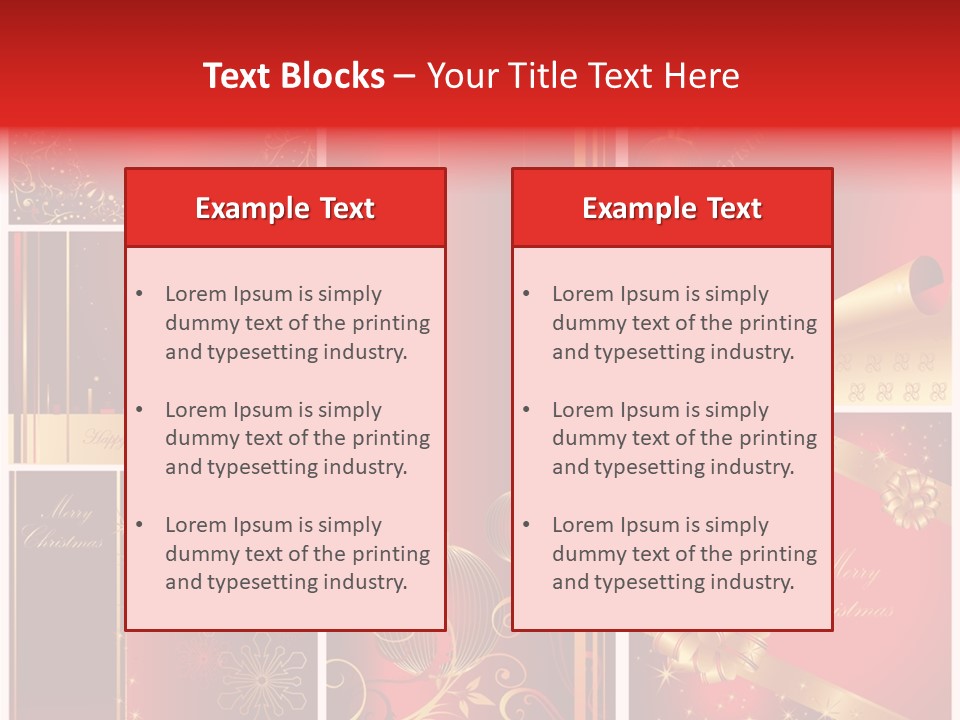Vector Snow Abstract PowerPoint Template