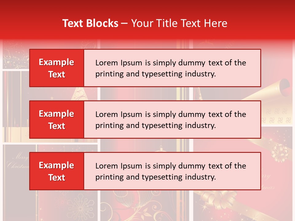 Vector Snow Abstract PowerPoint Template