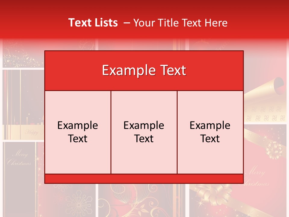 Vector Snow Abstract PowerPoint Template