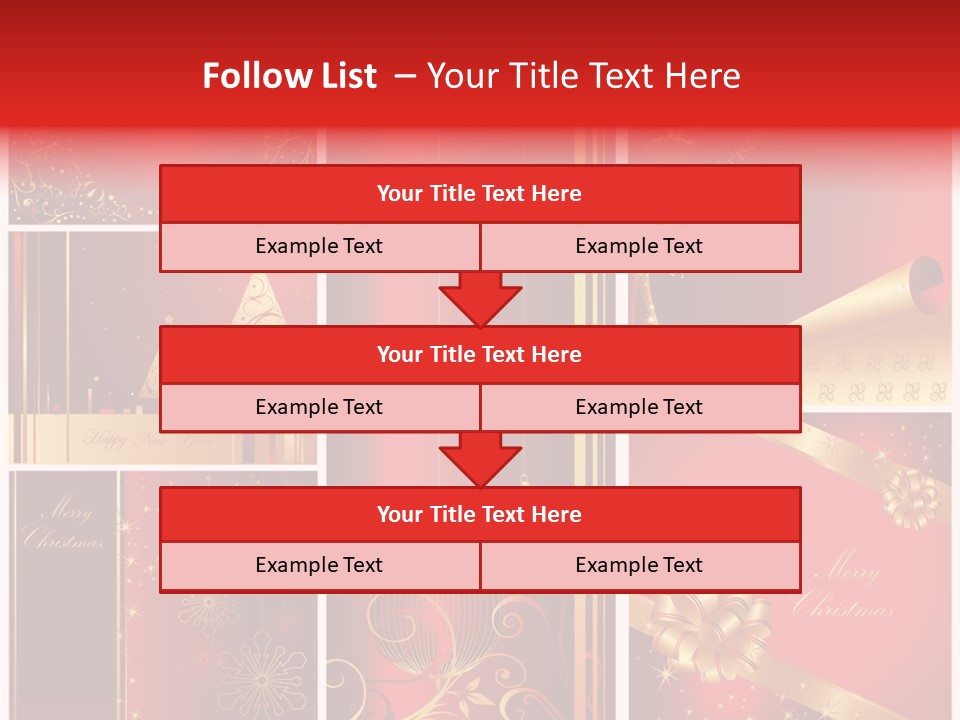 Vector Snow Abstract PowerPoint Template
