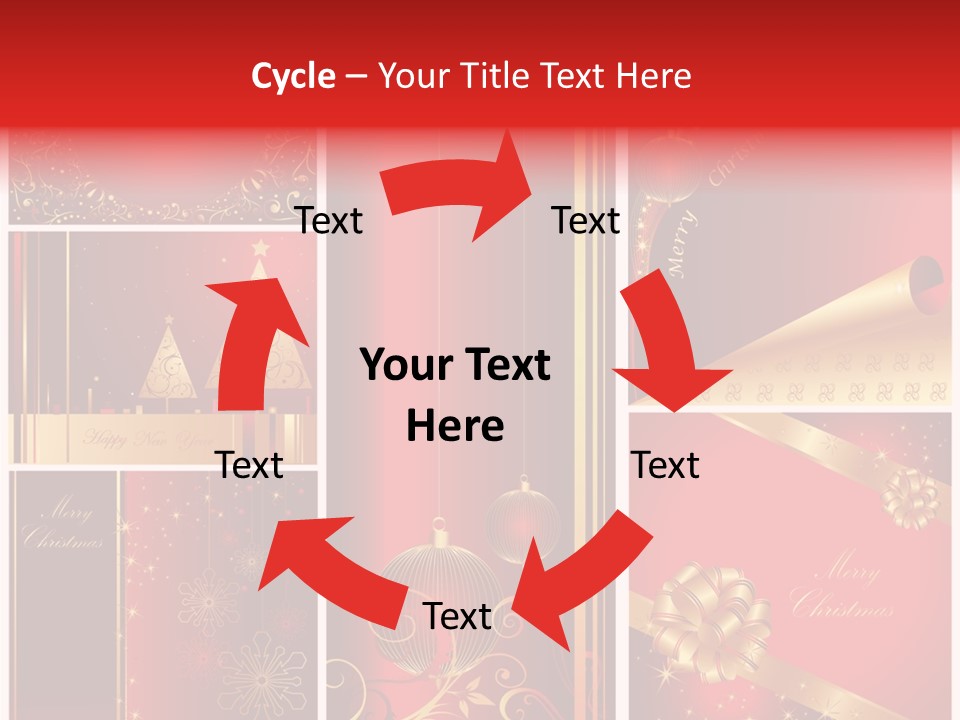 Vector Snow Abstract PowerPoint Template