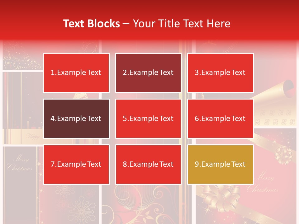 Vector Snow Abstract PowerPoint Template