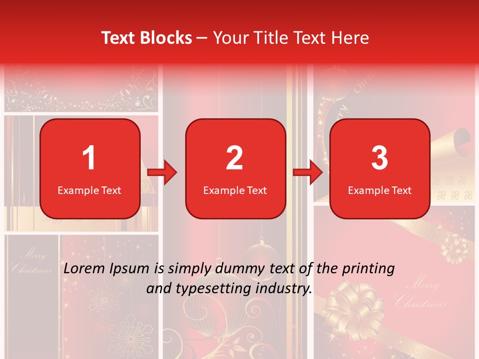 Vector Snow Abstract PowerPoint Template