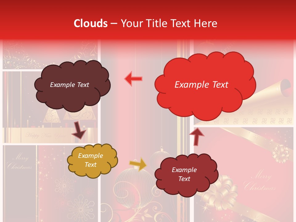 Vector Snow Abstract PowerPoint Template