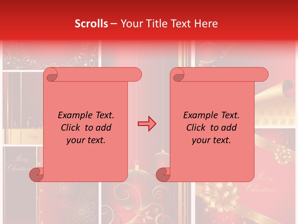 Vector Snow Abstract PowerPoint Template