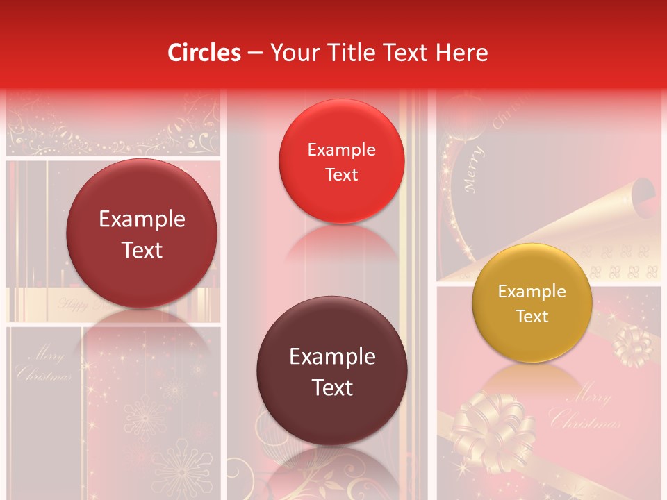 Vector Snow Abstract PowerPoint Template