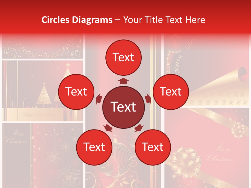 Vector Snow Abstract PowerPoint Template