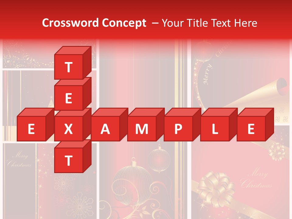 Vector Snow Abstract PowerPoint Template