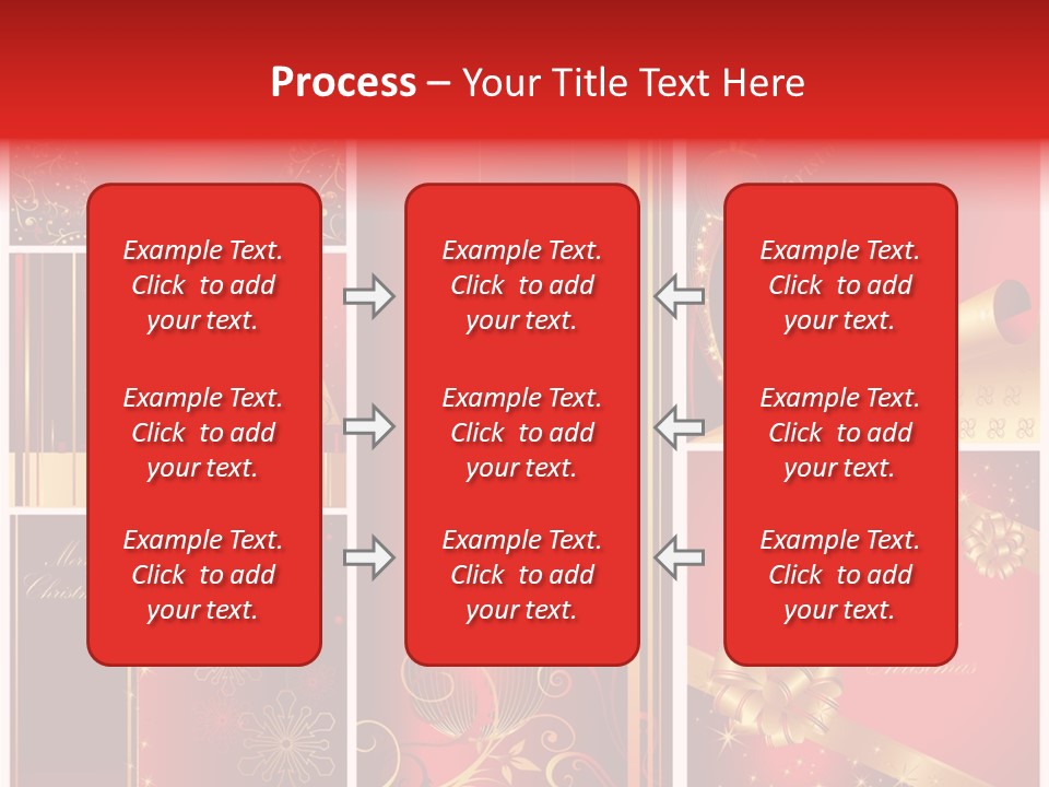 Vector Snow Abstract PowerPoint Template
