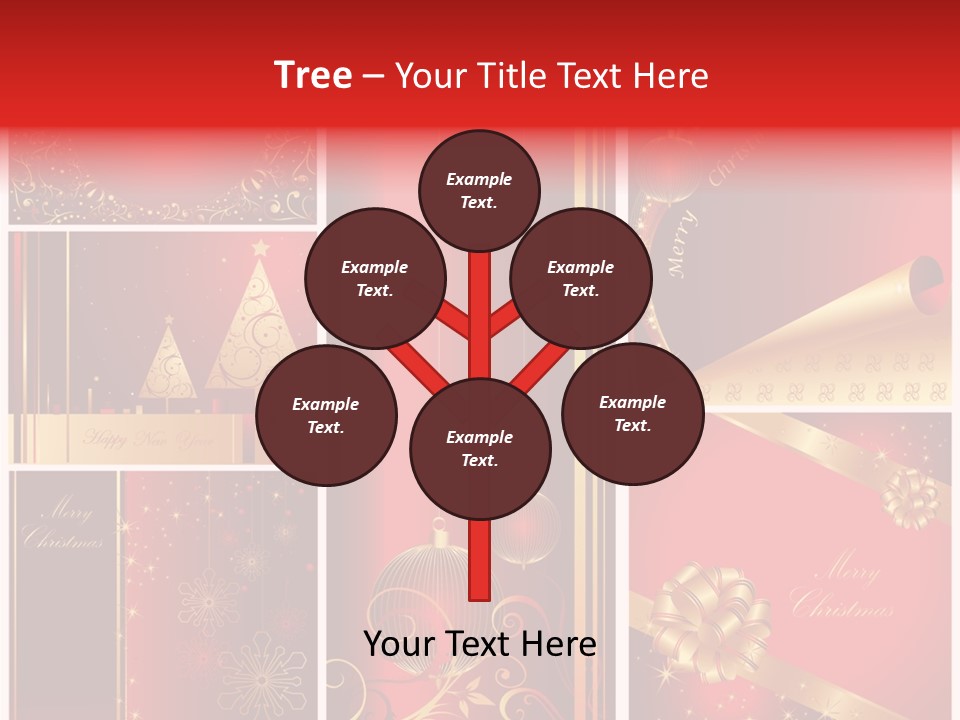 Vector Snow Abstract PowerPoint Template