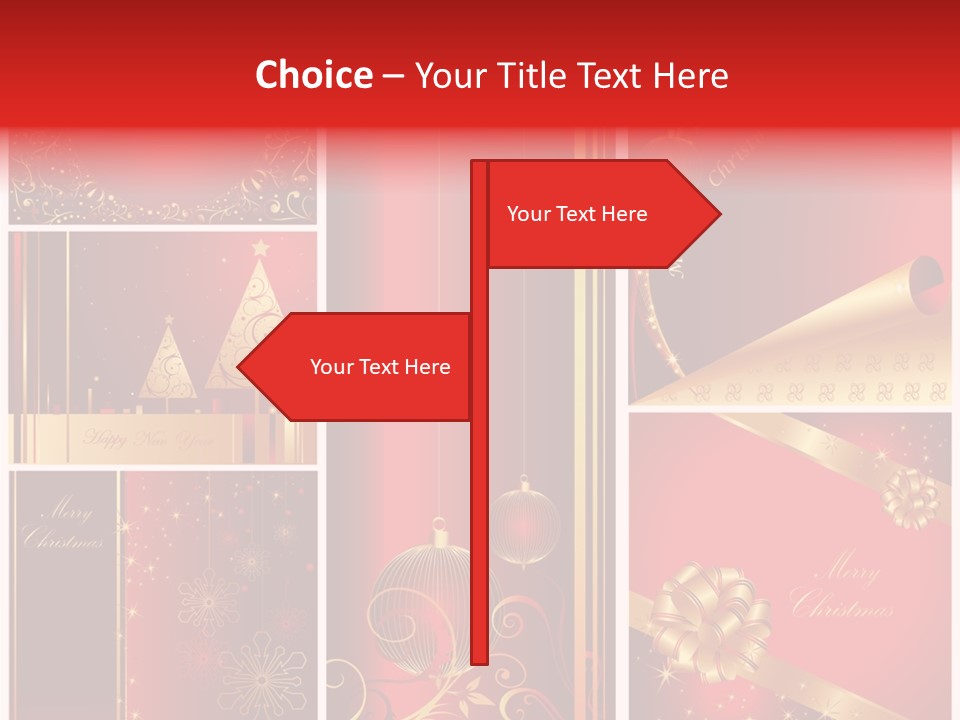 Vector Snow Abstract PowerPoint Template