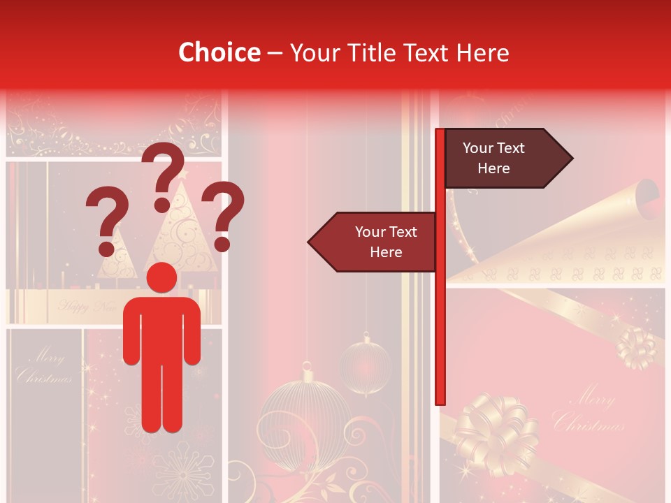 Vector Snow Abstract PowerPoint Template