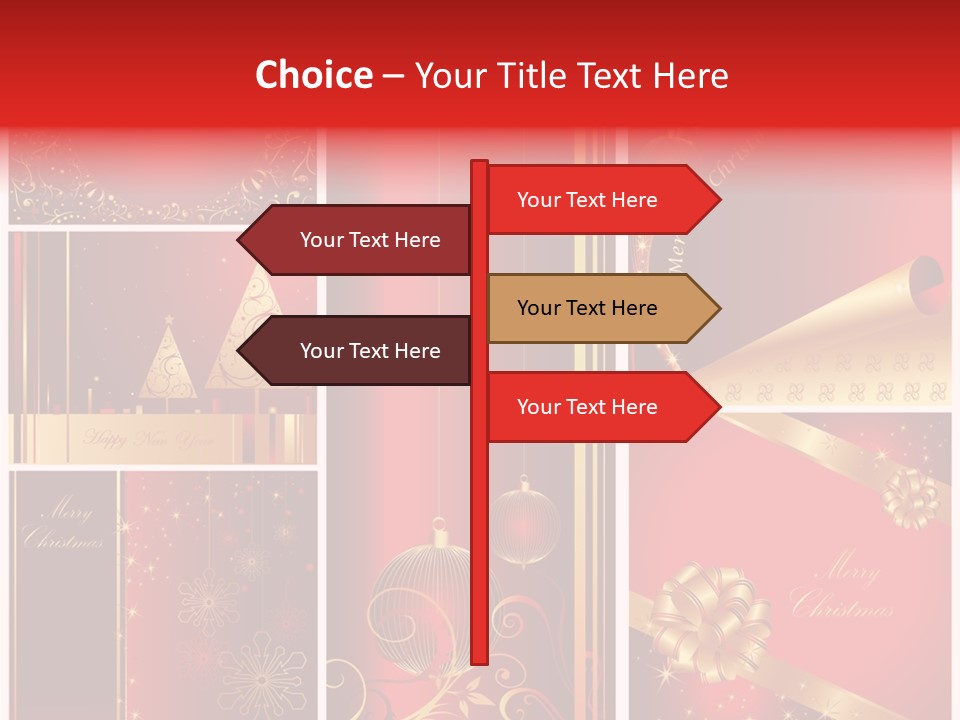 Vector Snow Abstract PowerPoint Template