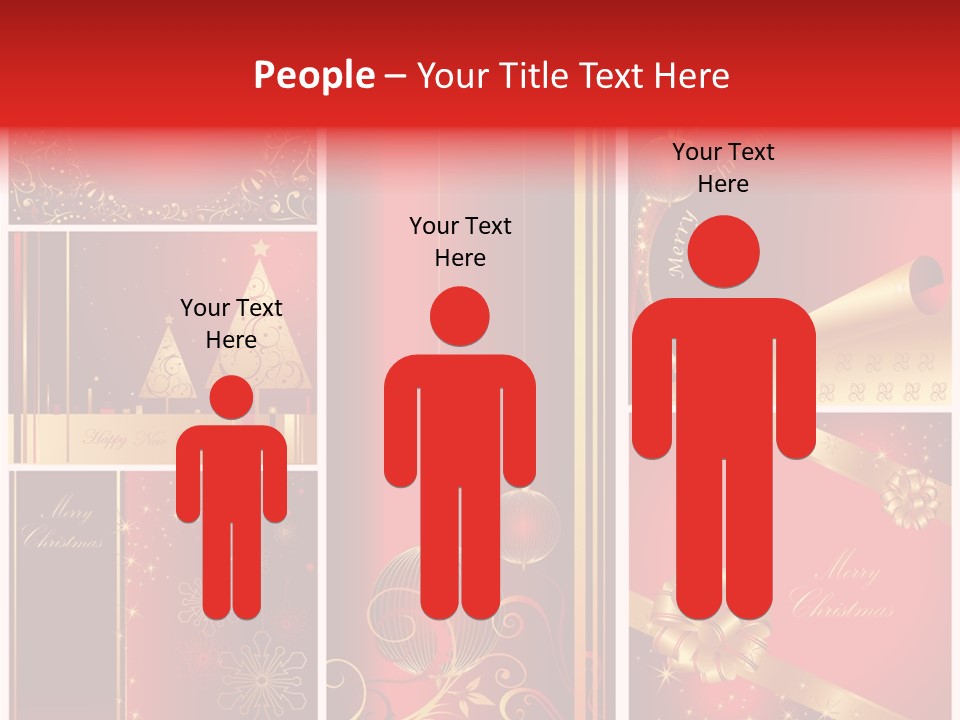 Vector Snow Abstract PowerPoint Template