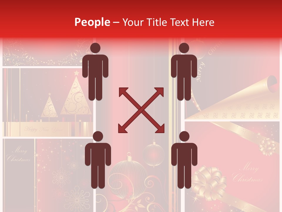 Vector Snow Abstract PowerPoint Template