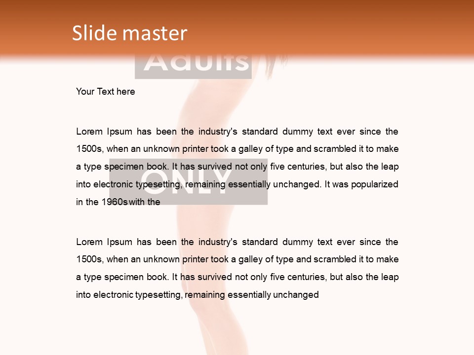 Joy Navel Healthy PowerPoint Template