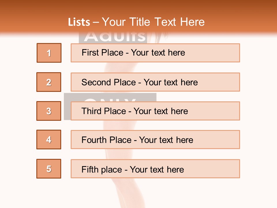 Joy Navel Healthy PowerPoint Template