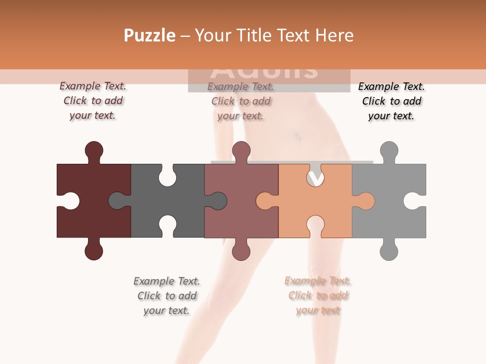 Fun Nudity Hape PowerPoint Template