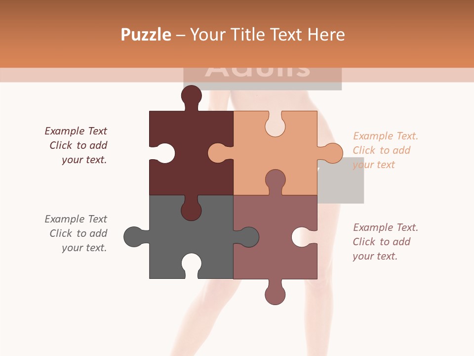 Fun Nudity Hape PowerPoint Template