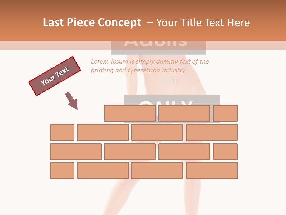 Fun Nudity Hape PowerPoint Template
