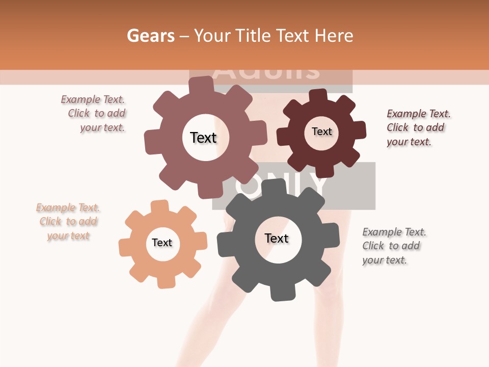 Fun Nudity Hape PowerPoint Template