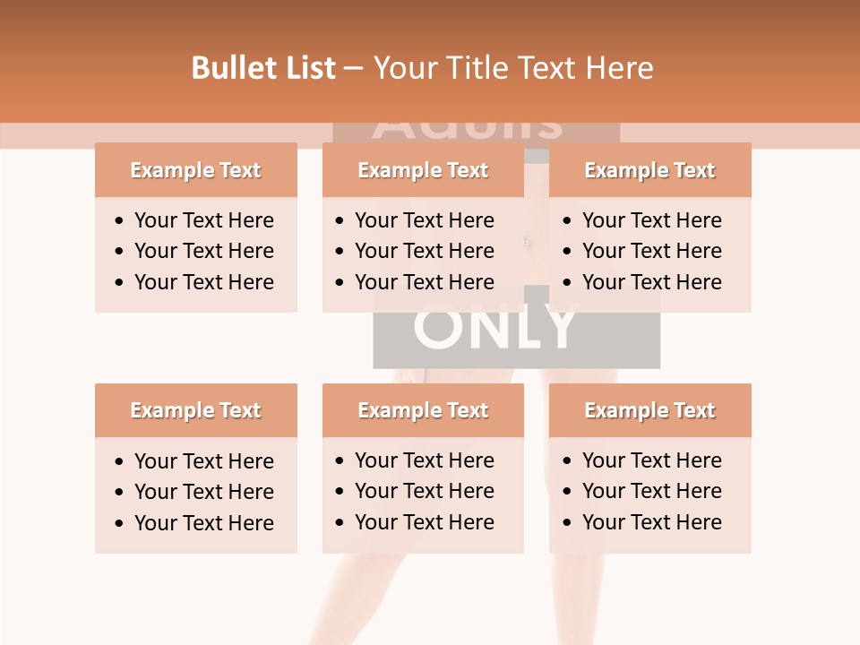 Fun Nudity Hape PowerPoint Template