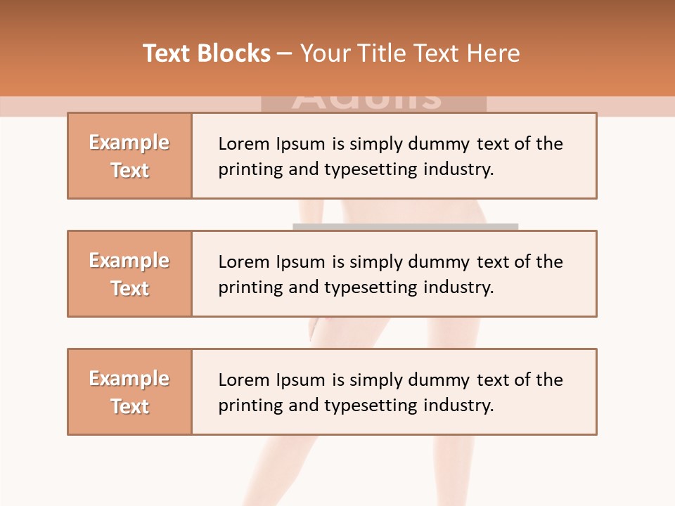 Fun Nudity Hape PowerPoint Template