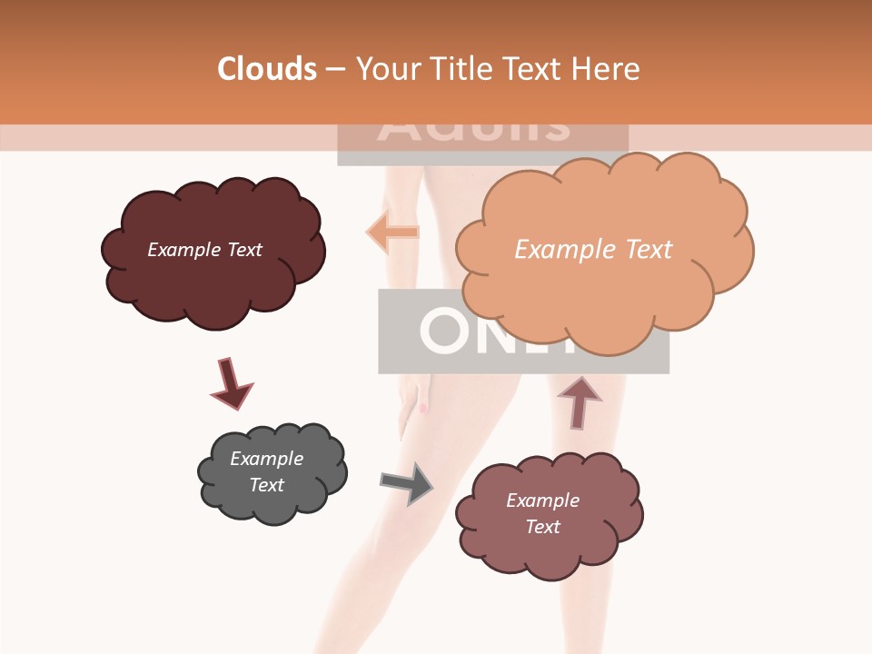 Fun Nudity Hape PowerPoint Template