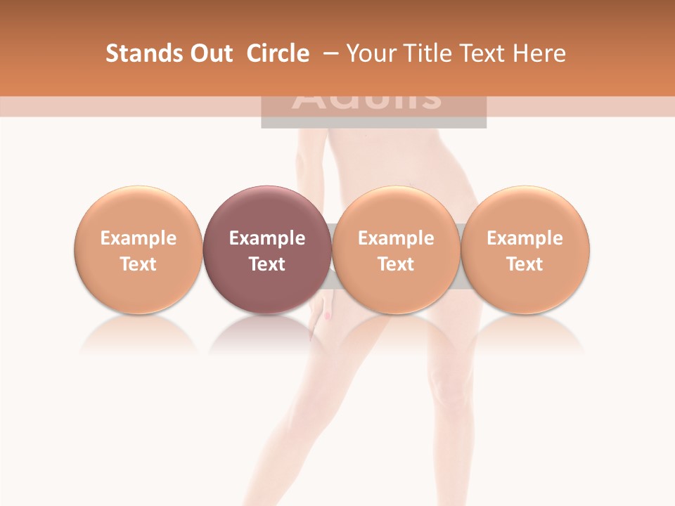 Fun Nudity Hape PowerPoint Template