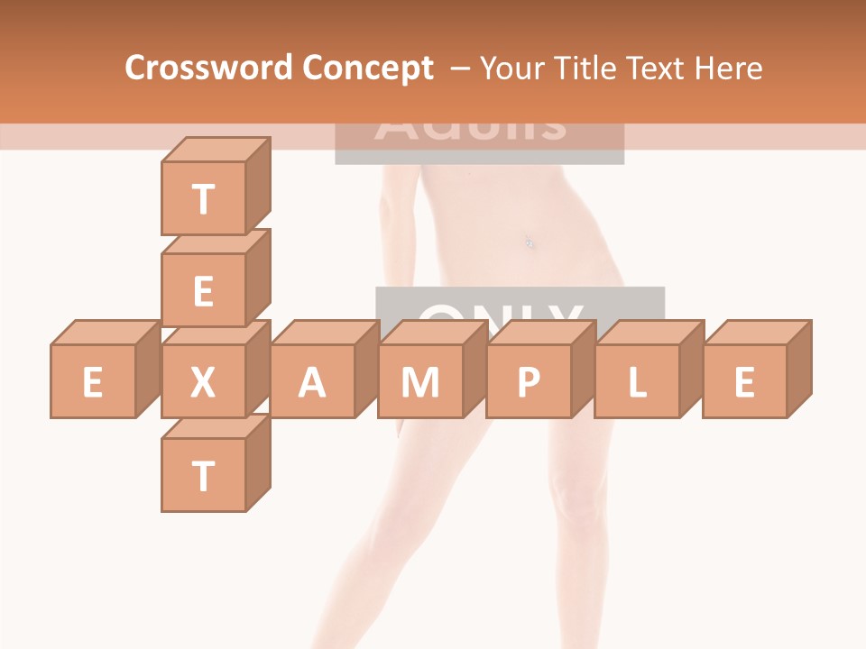 Fun Nudity Hape PowerPoint Template