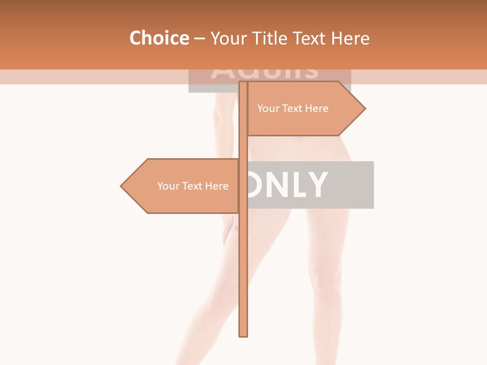 Fun Nudity Hape PowerPoint Template