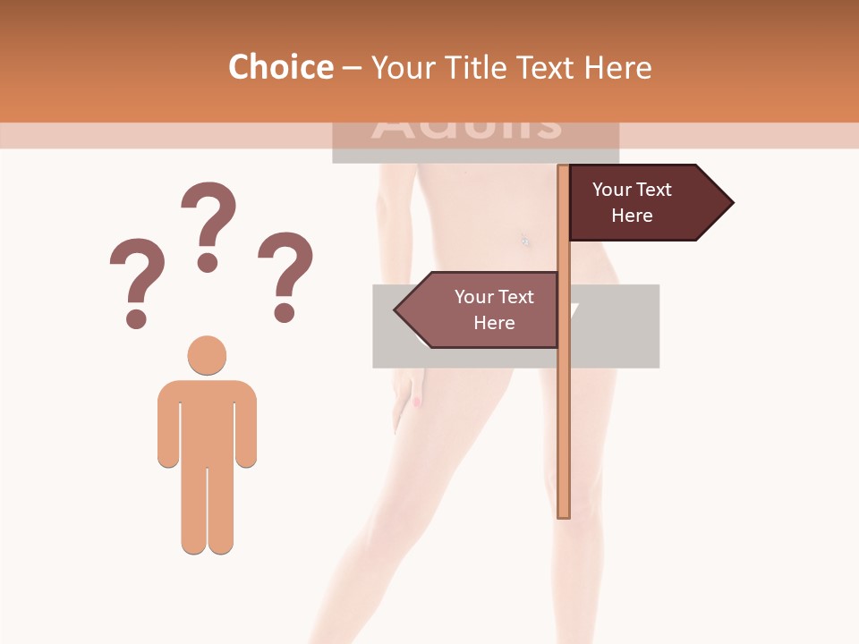 Fun Nudity Hape PowerPoint Template