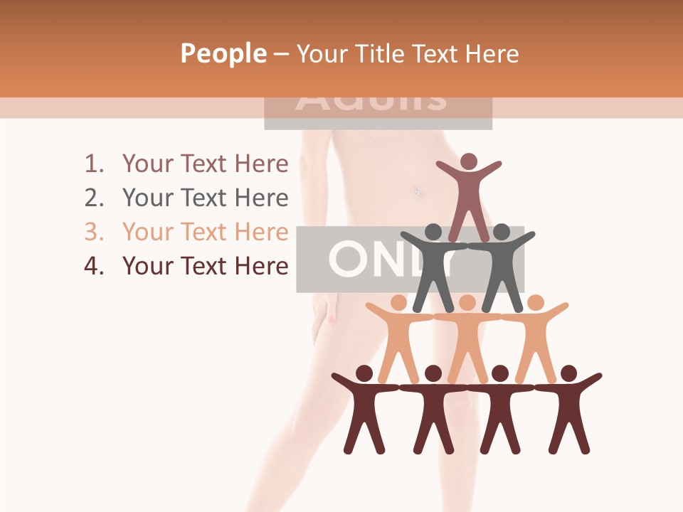 Fun Nudity Hape PowerPoint Template