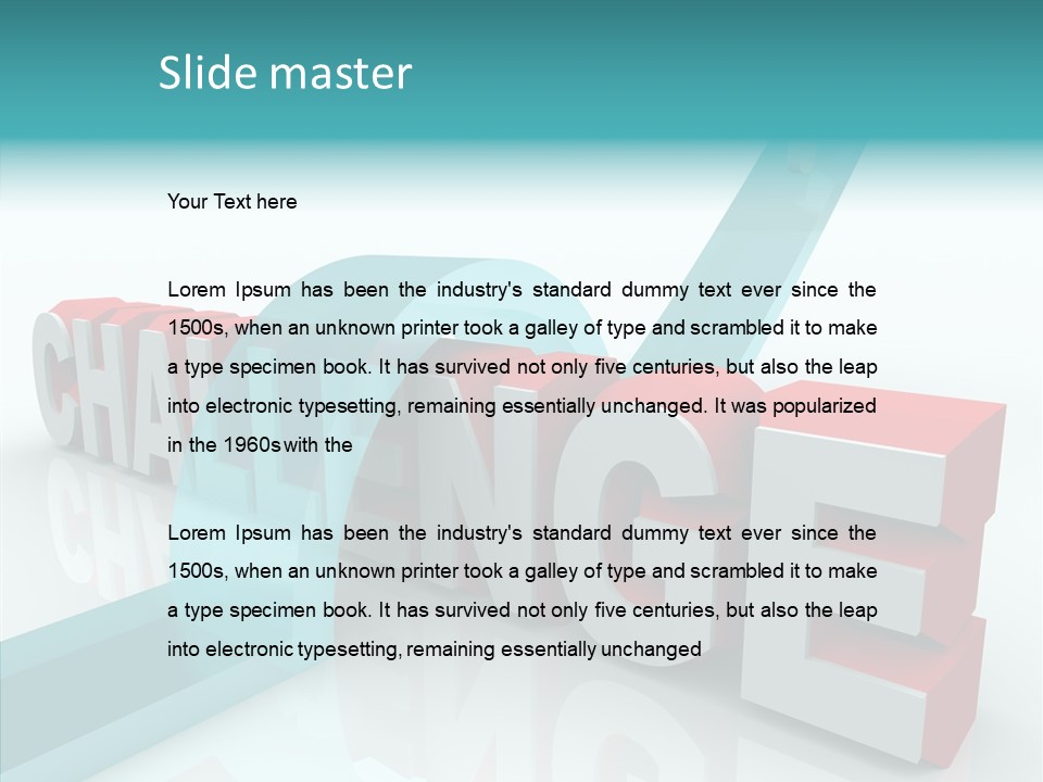 Solve Trouble Blocking PowerPoint Template