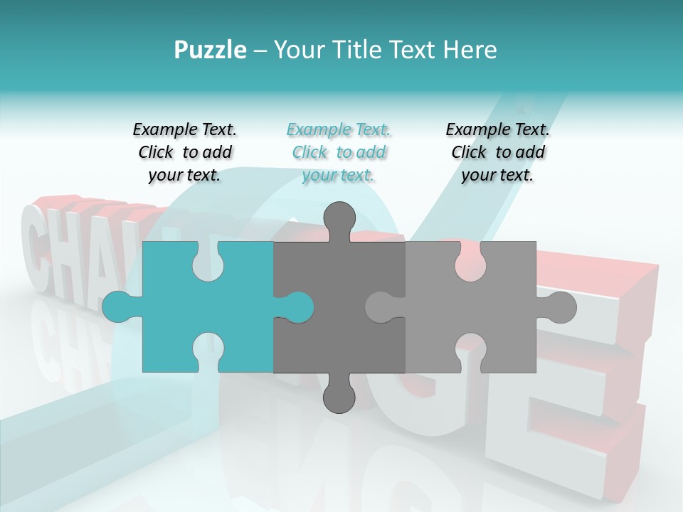 Solve Trouble Blocking PowerPoint Template