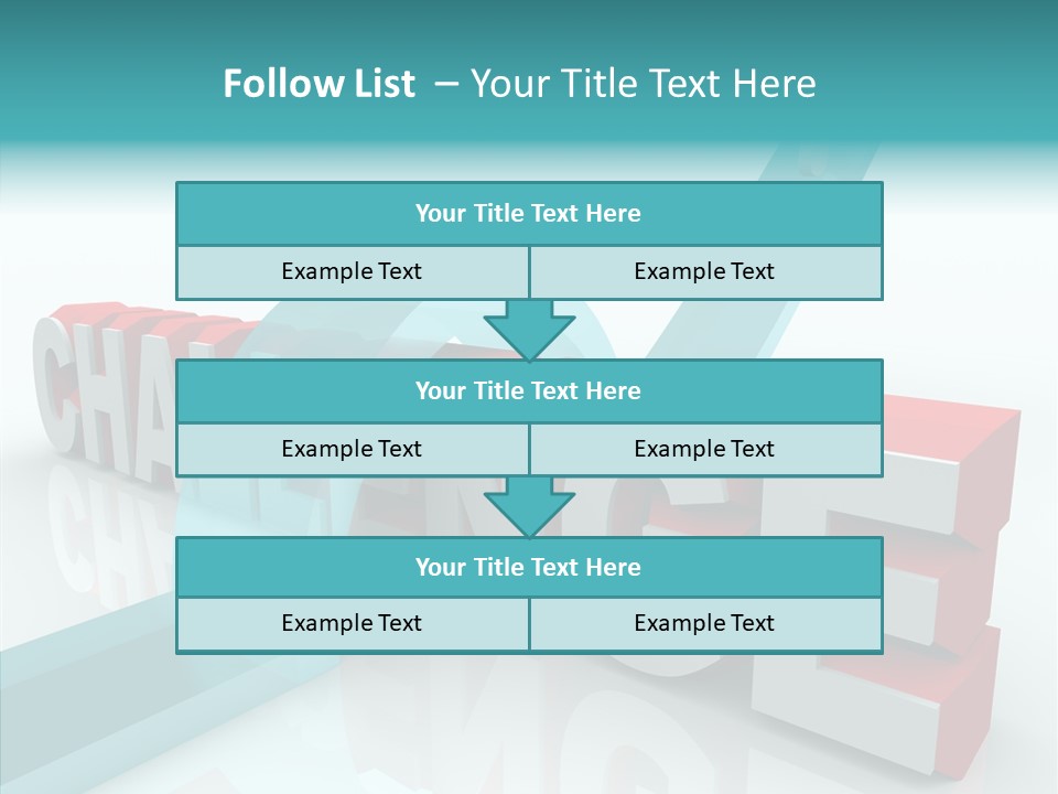 Solve Trouble Blocking PowerPoint Template