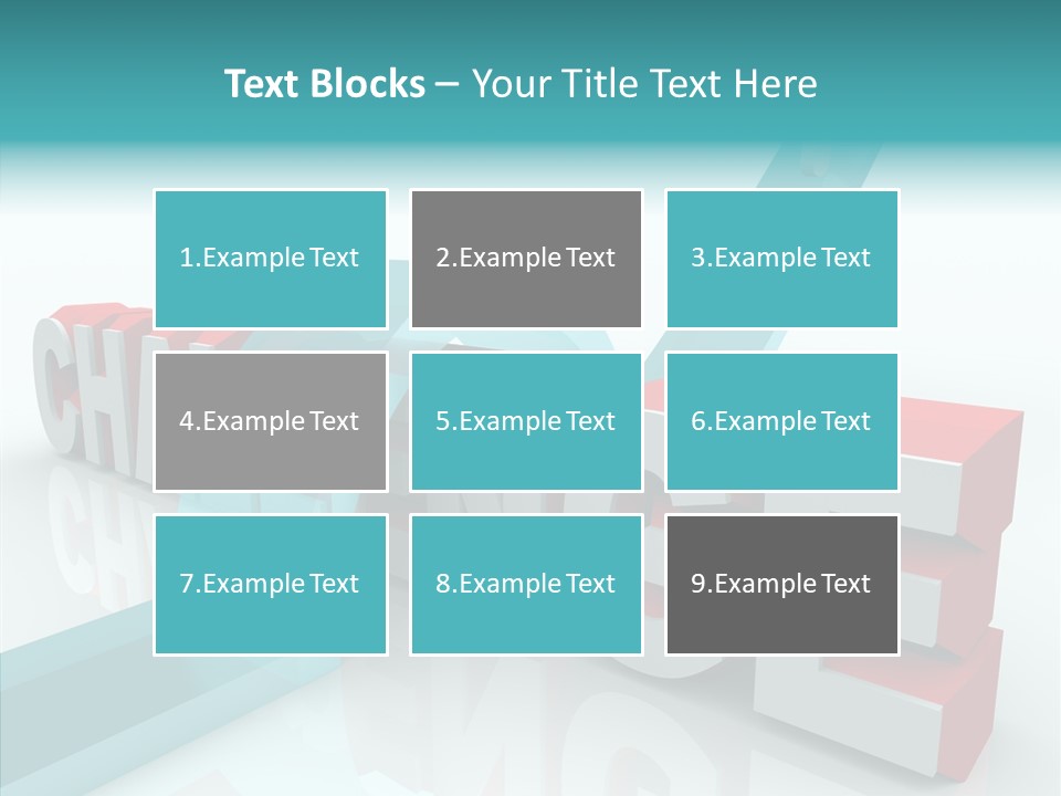 Solve Trouble Blocking PowerPoint Template