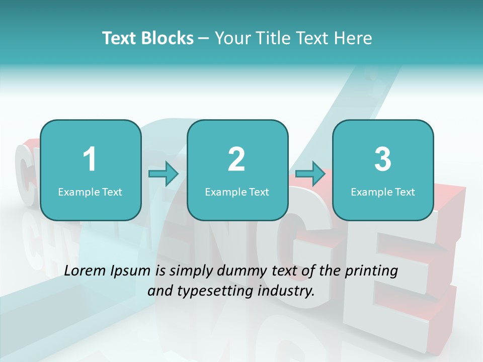 Solve Trouble Blocking PowerPoint Template