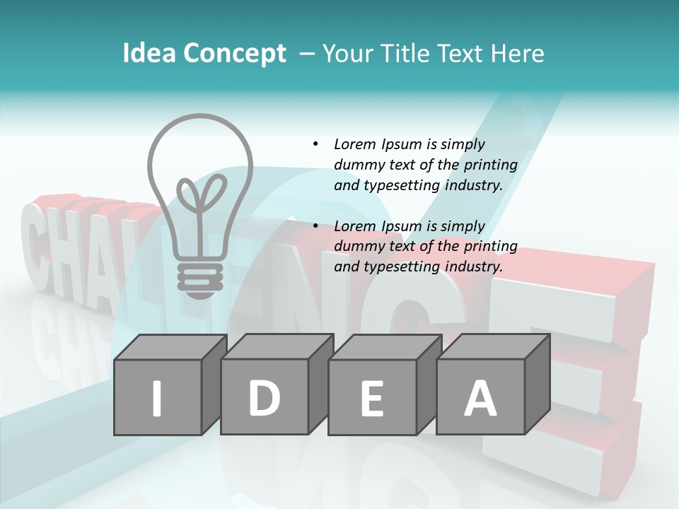 Solve Trouble Blocking PowerPoint Template
