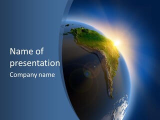 Sunbeams Eco Navigate PowerPoint Template