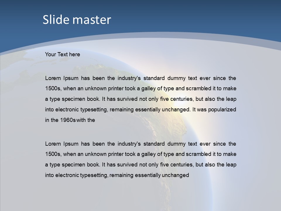 Sunbeams Eco Navigate PowerPoint Template