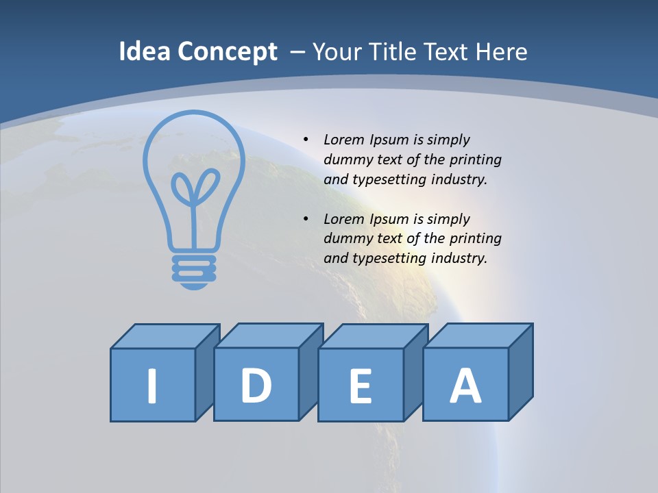Sunbeams Eco Navigate PowerPoint Template