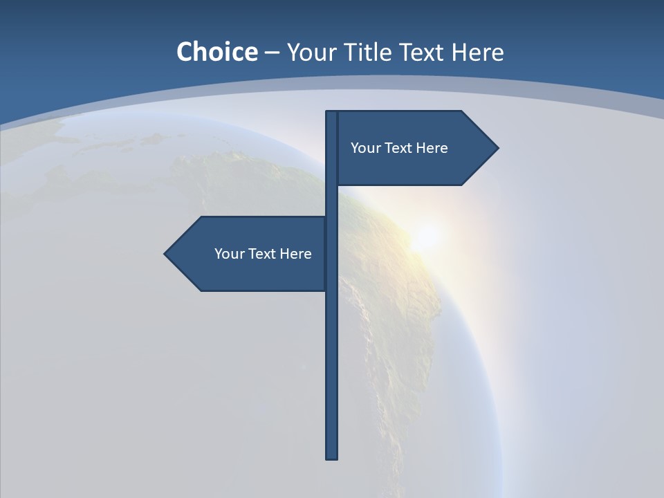 Sunbeams Eco Navigate PowerPoint Template