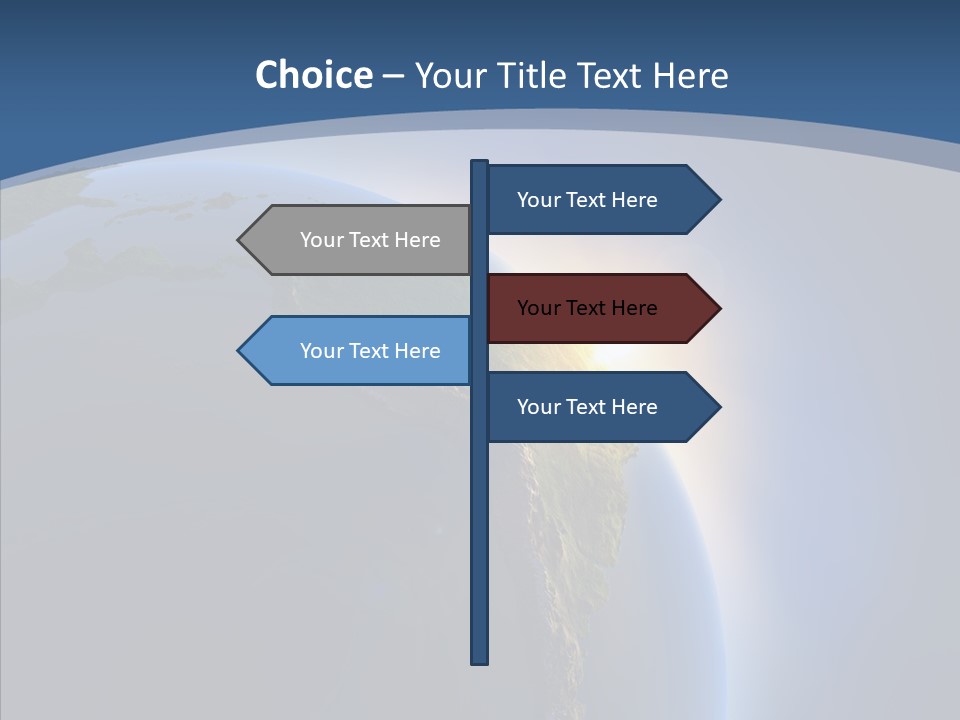 Sunbeams Eco Navigate PowerPoint Template