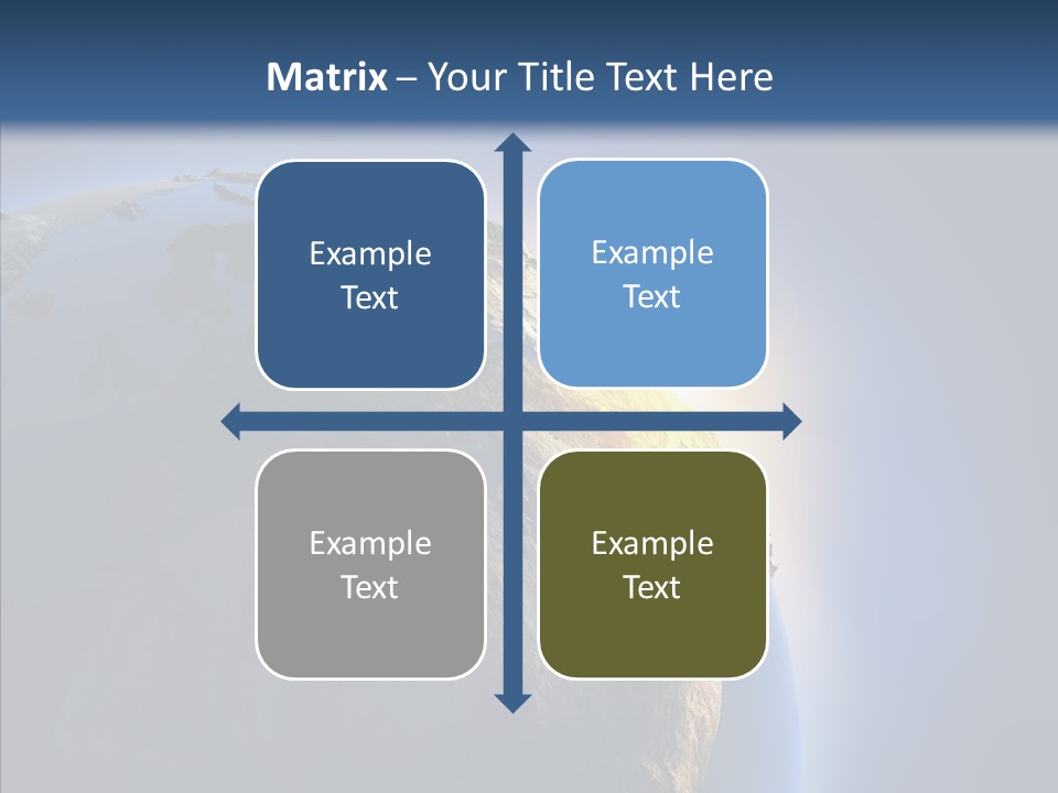 Ocean Sunrise Mediterranean PowerPoint Template