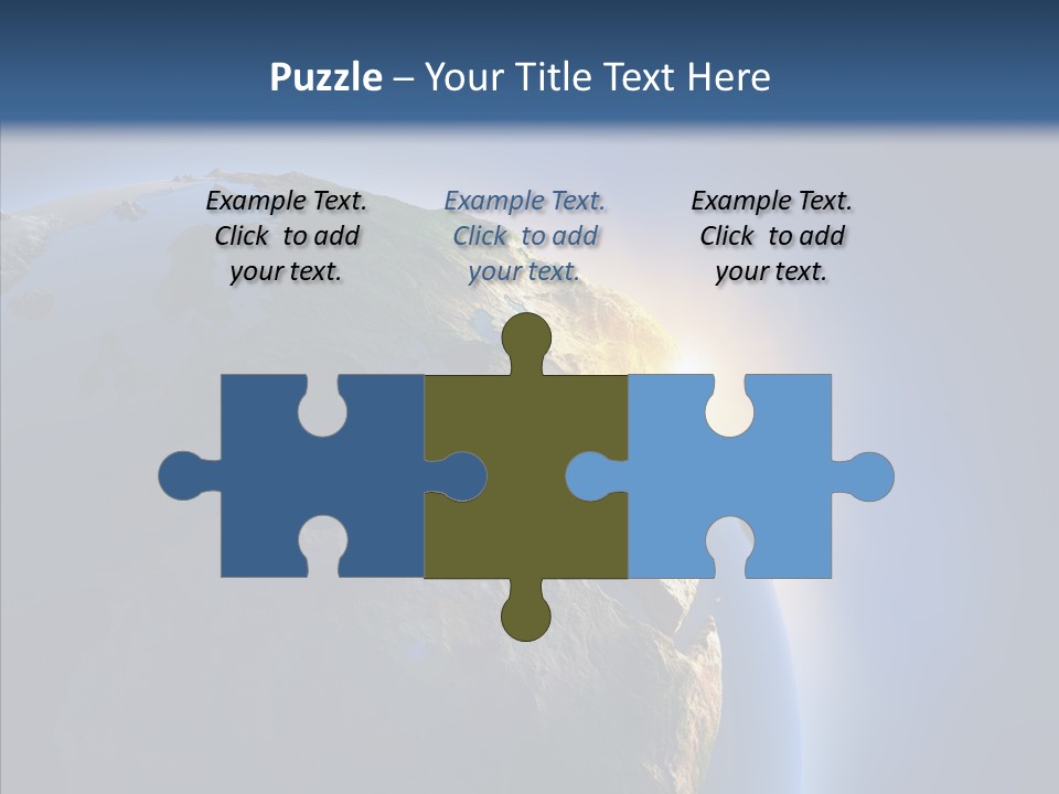 Ocean Sunrise Mediterranean PowerPoint Template