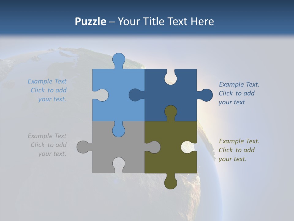 Ocean Sunrise Mediterranean PowerPoint Template