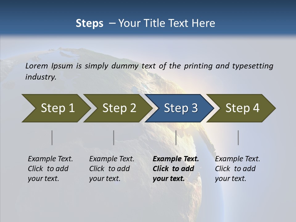 Ocean Sunrise Mediterranean PowerPoint Template