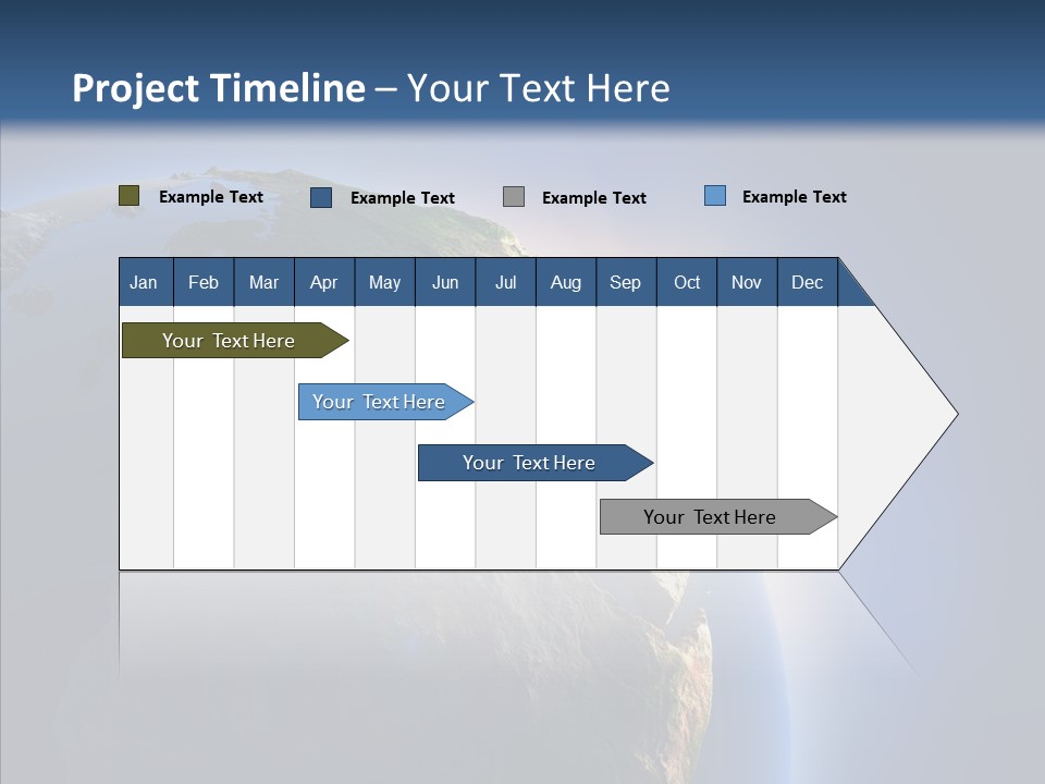 Ocean Sunrise Mediterranean PowerPoint Template